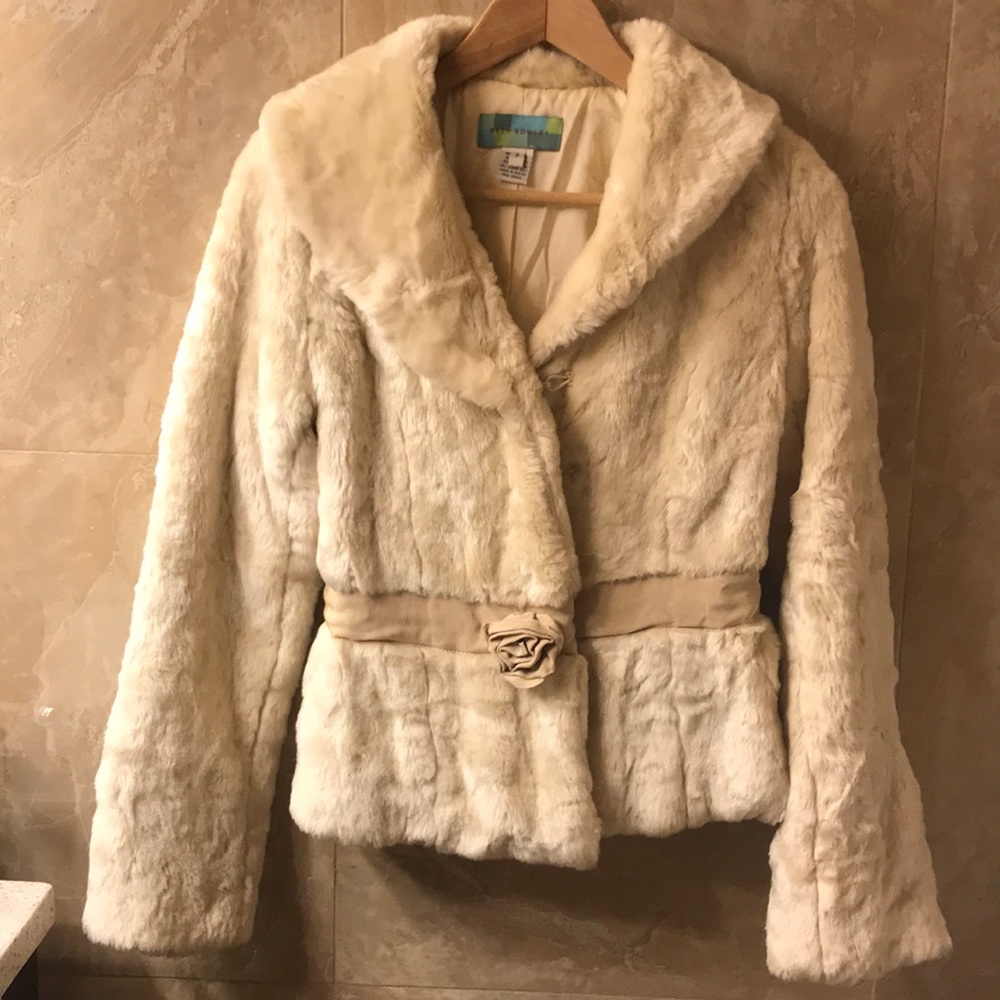Beth Bowley faux fur jacket